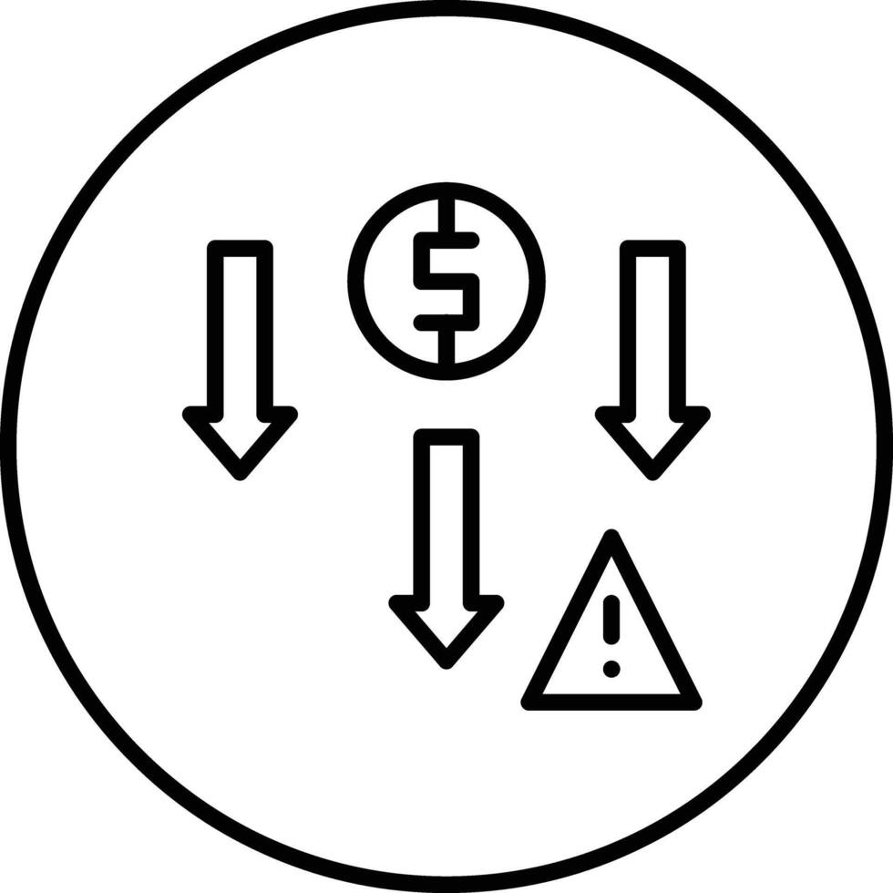 Geschäft Risiko Vektor Symbol