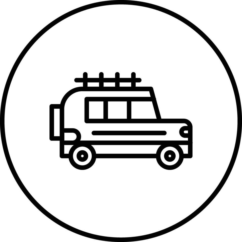 Familie Auto Vektor Symbol
