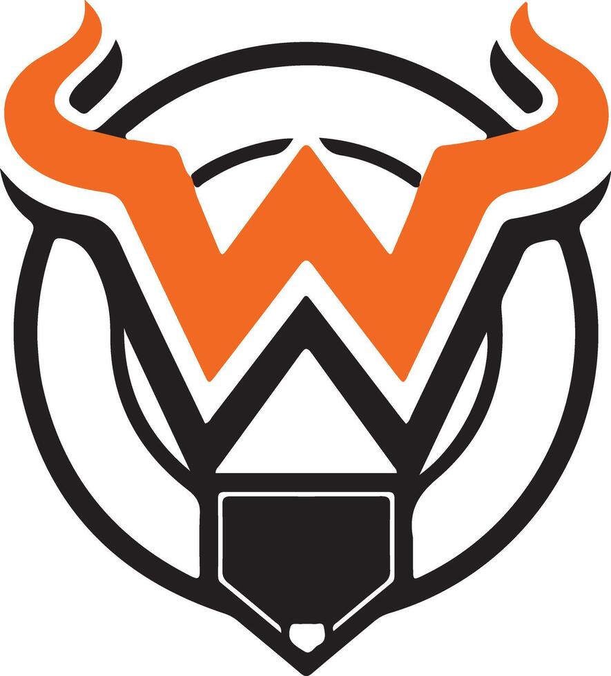 Logo zum wenig Liga Baseball weicher Ball Programm vektor