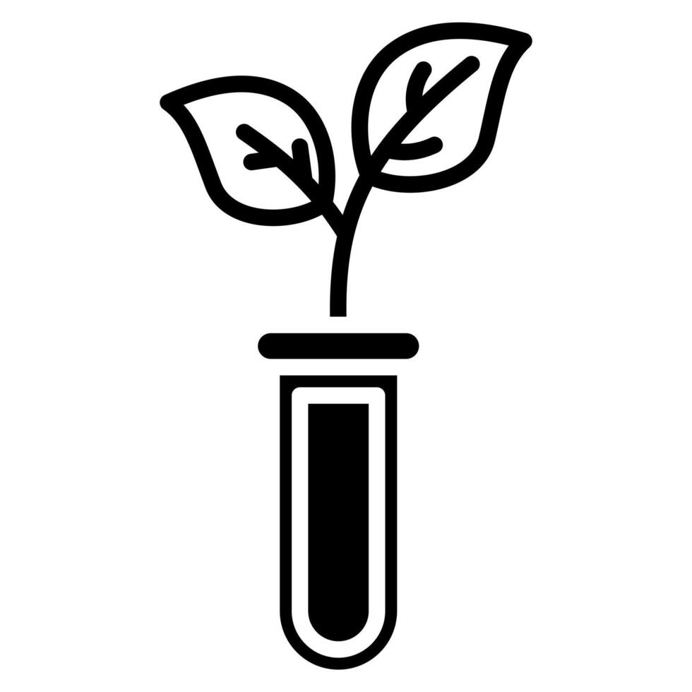 Pflanze Auswahl Symbol Linie Vektor Illustration