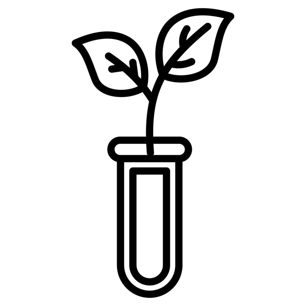 växt urval ikon linje vektor illustration