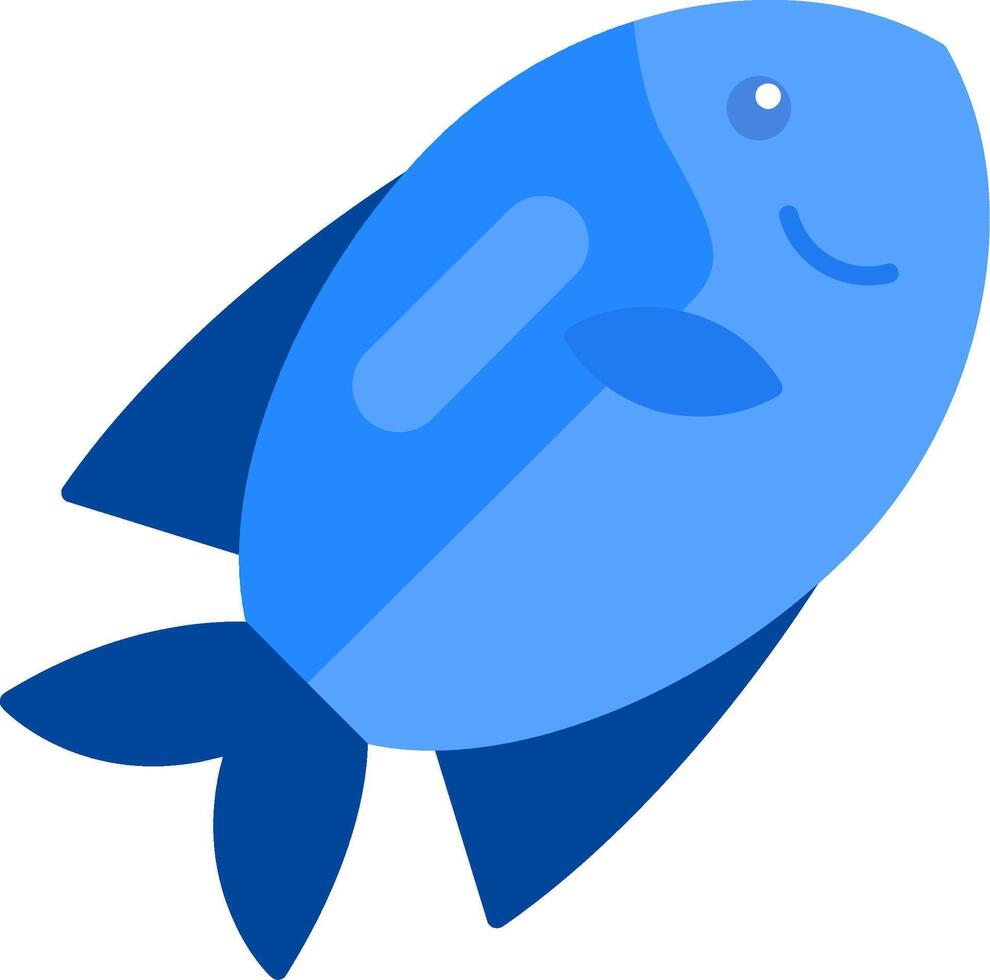 Surgeonfish eben Symbol vektor