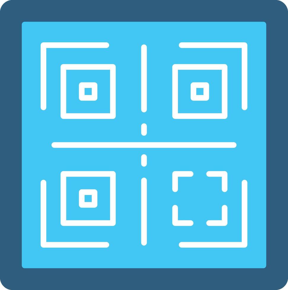 qr eben Symbol vektor