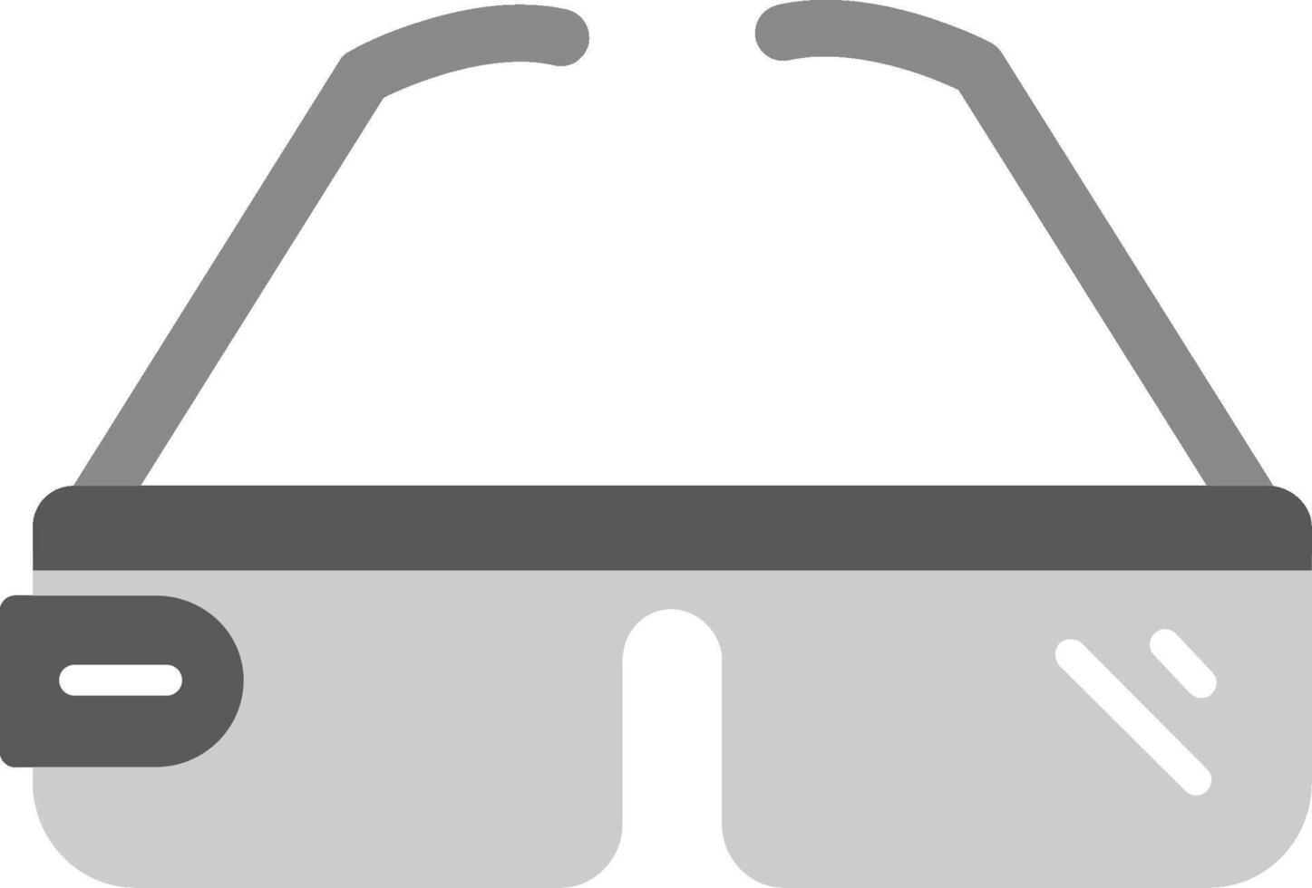 Smart-Brille-Vektor-Symbol vektor