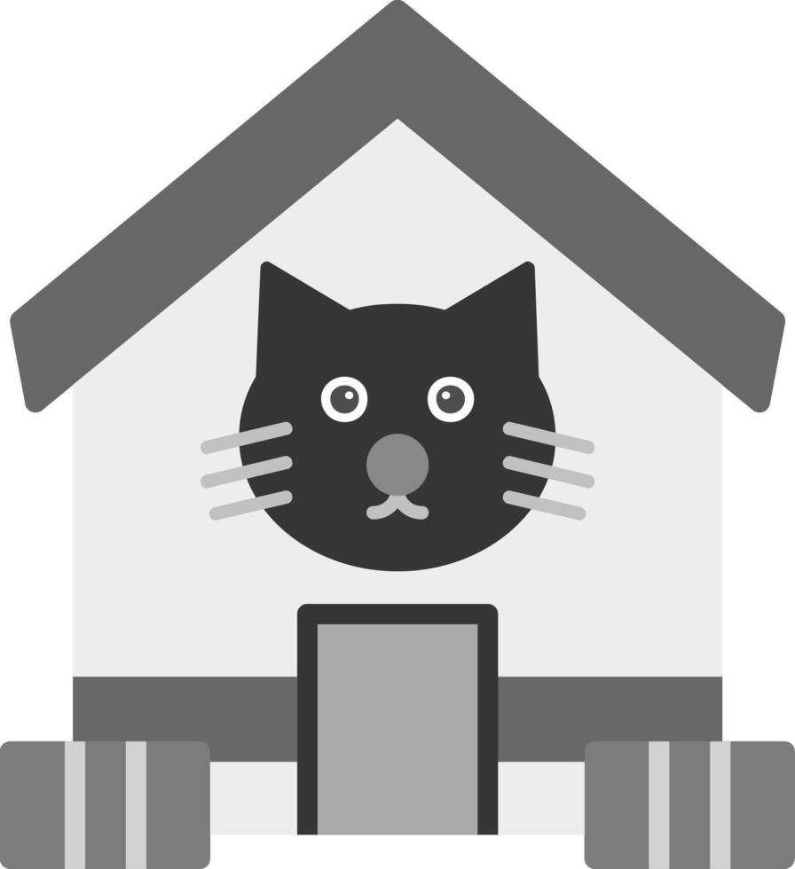 sällskapsdjur hus vektor ikon