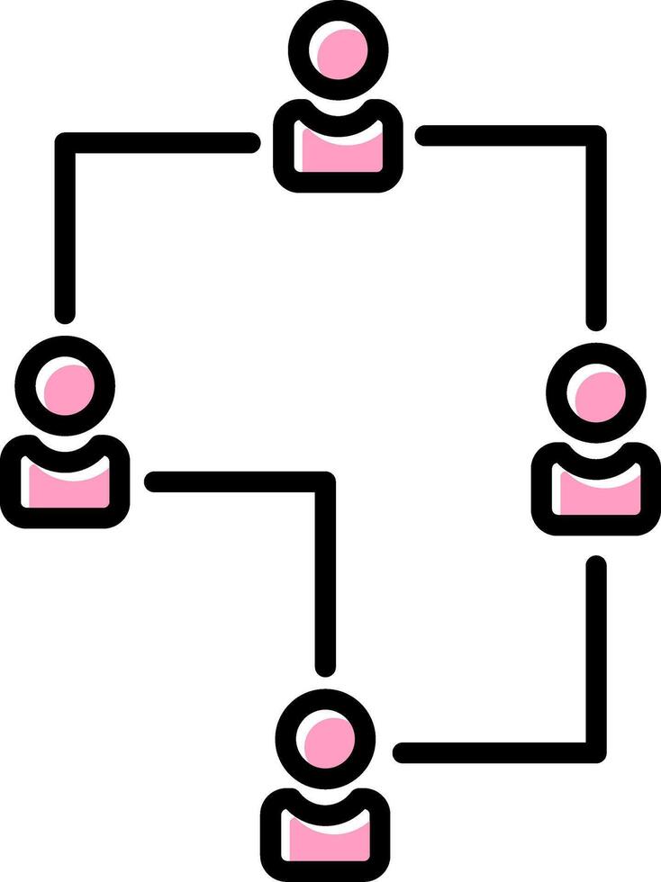 Hierarchievektorsymbol vektor