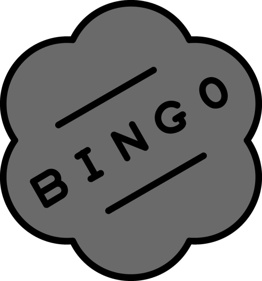 Bingo-Vektor-Symbol vektor