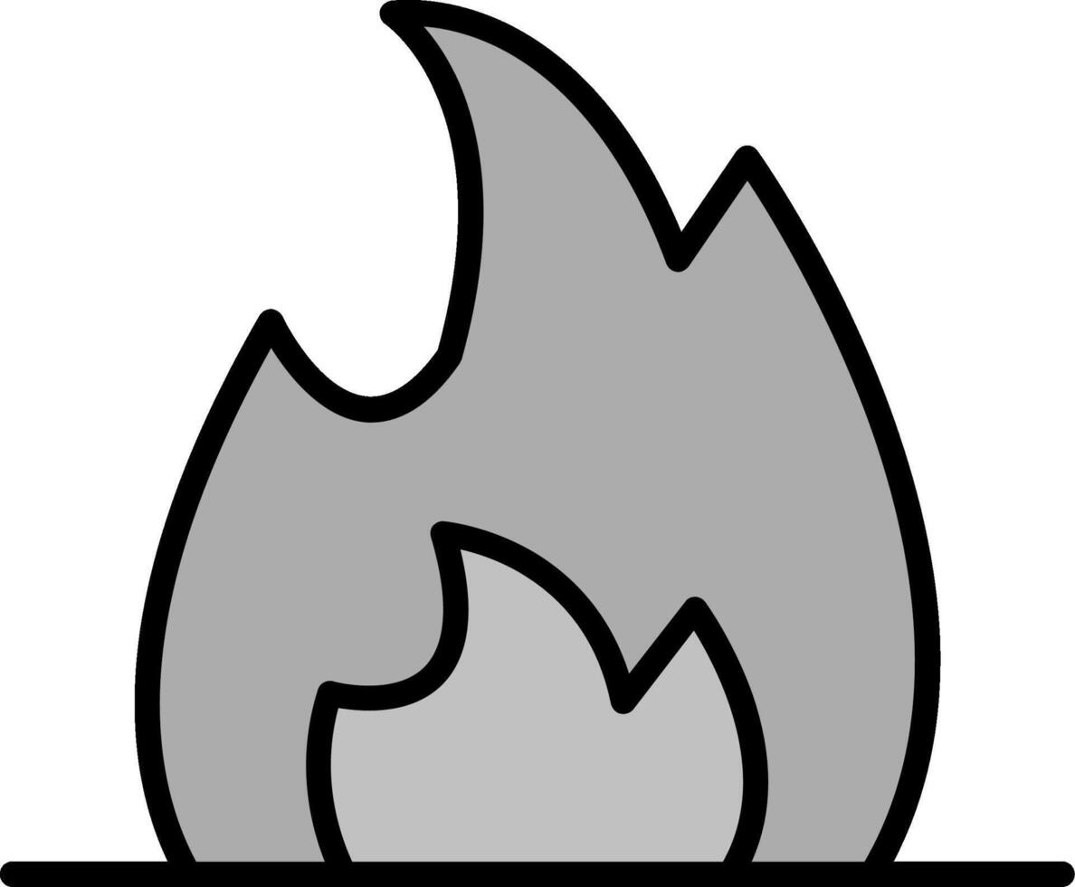 Symbol für Feuervektor vektor