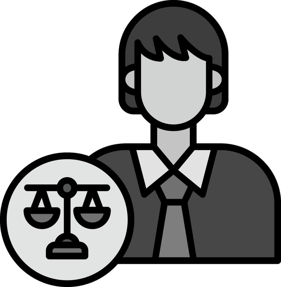 advokat vektor ikon