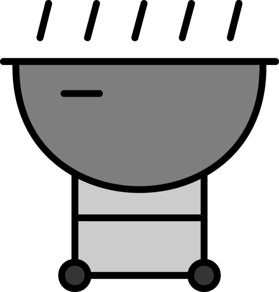 Grill-Vektor-Symbol vektor