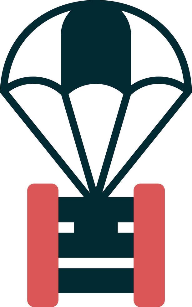 Fallschirm-Vektor-Symbol vektor