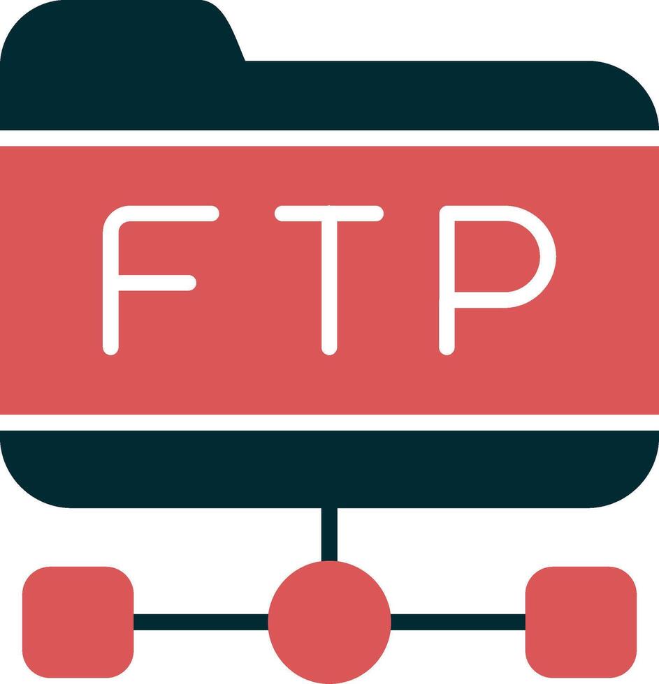 FTP-Vektorsymbol vektor