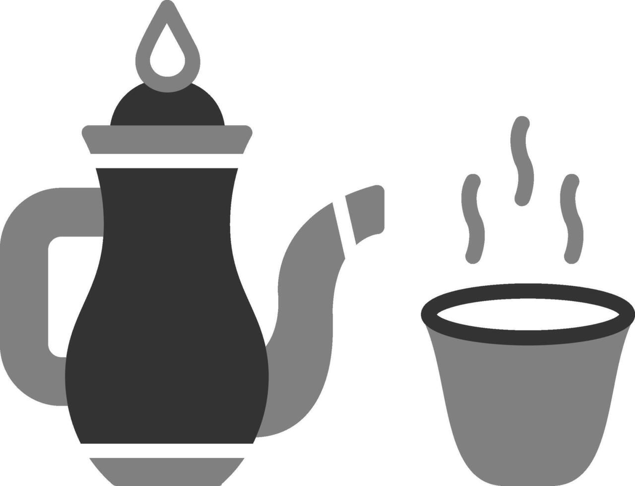 Arabisch Kaffee Vektor Symbol