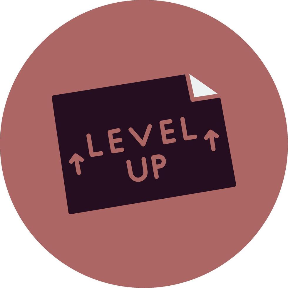 Level-Up-Vektor-Symbol vektor