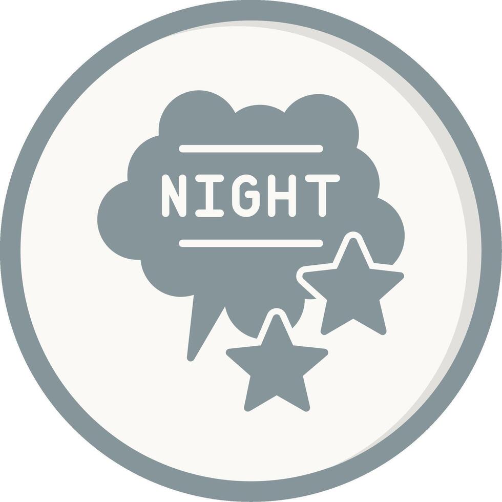 natt vektor ikon