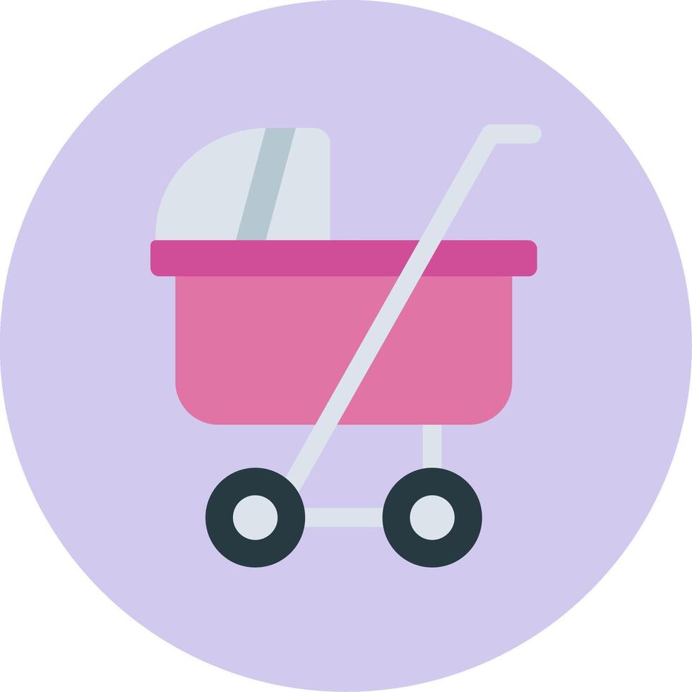 Kinderwagen-Vektor-Symbol vektor