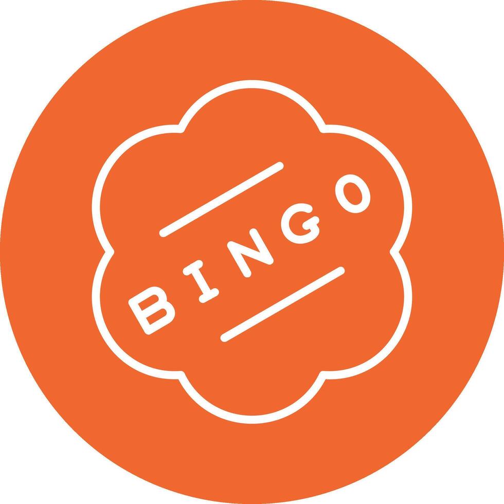 bingo vektor ikon