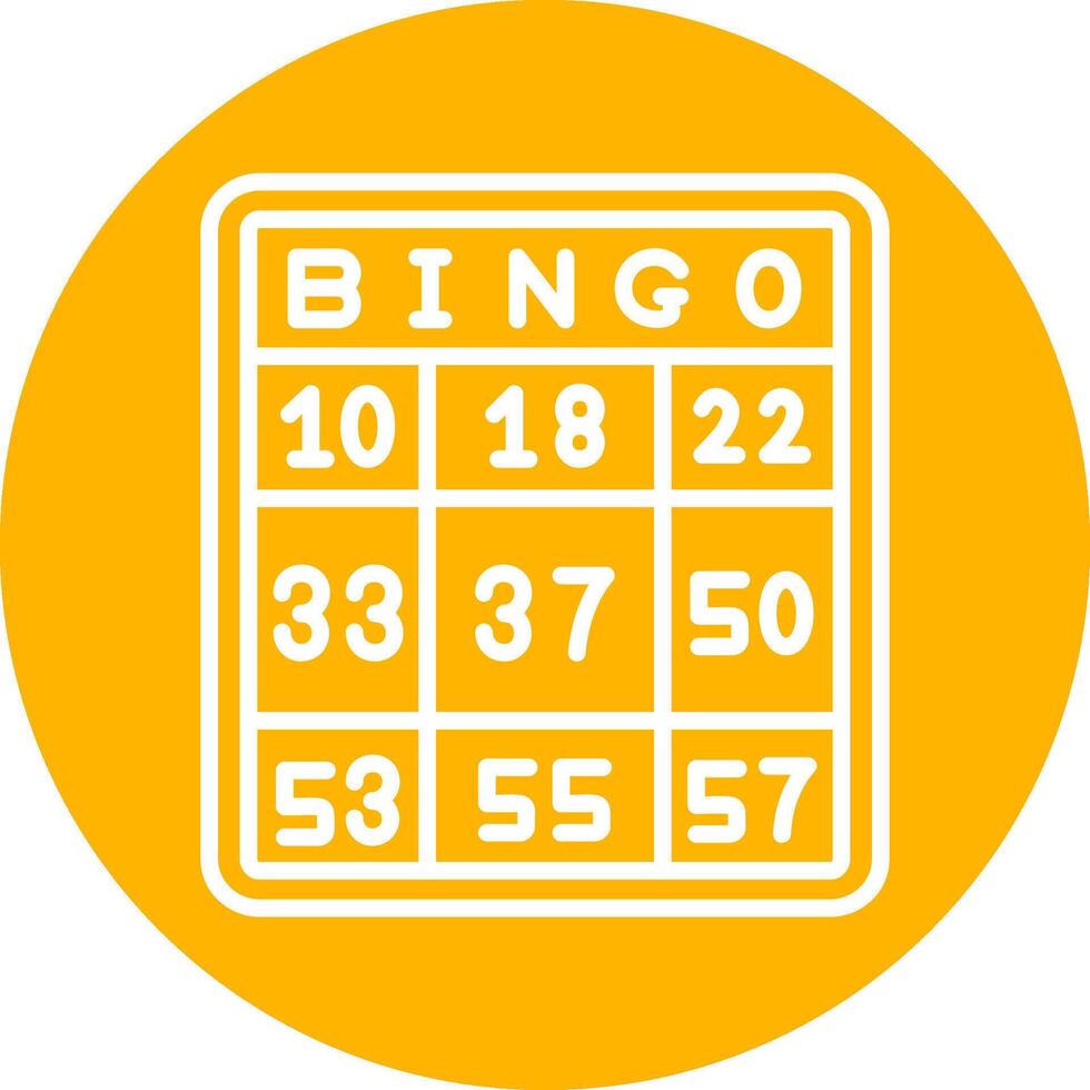 bingo vektor ikon