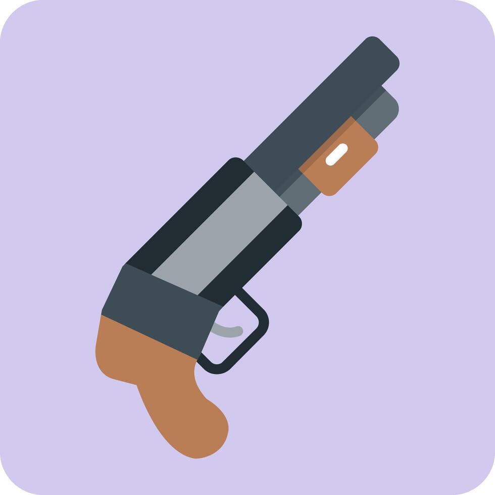kort pistol vektor ikon