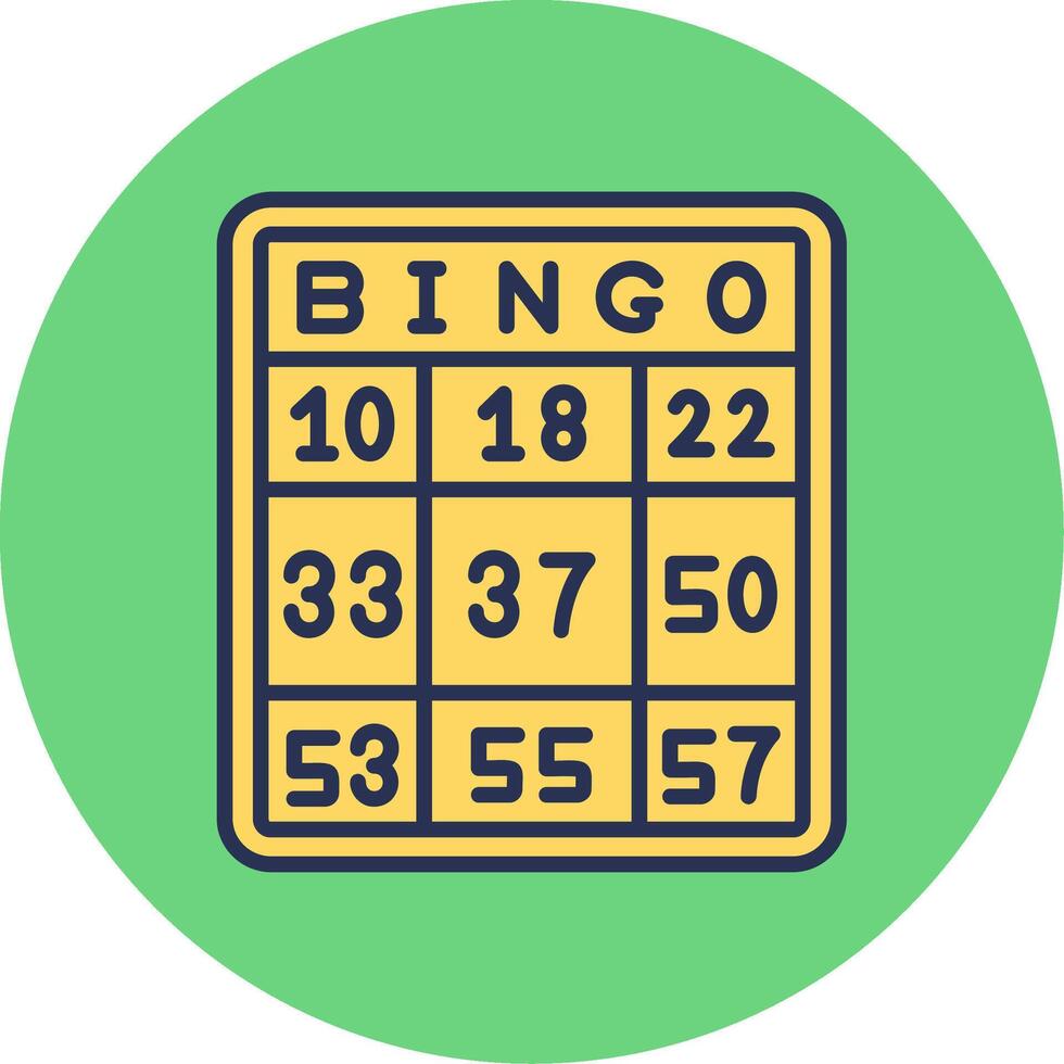 Bingo-Vektor-Symbol vektor