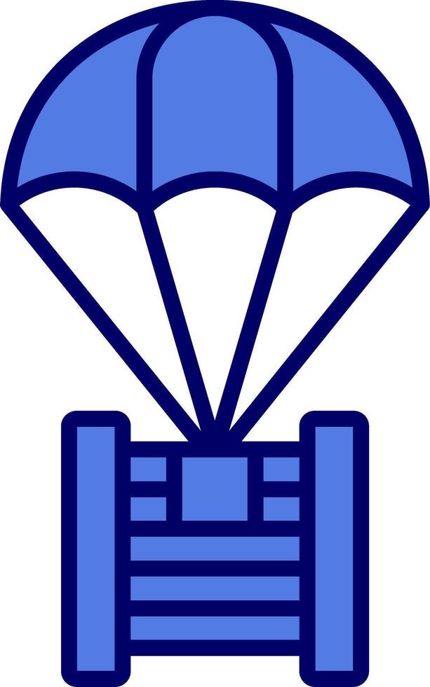 Fallschirm-Vektor-Symbol vektor