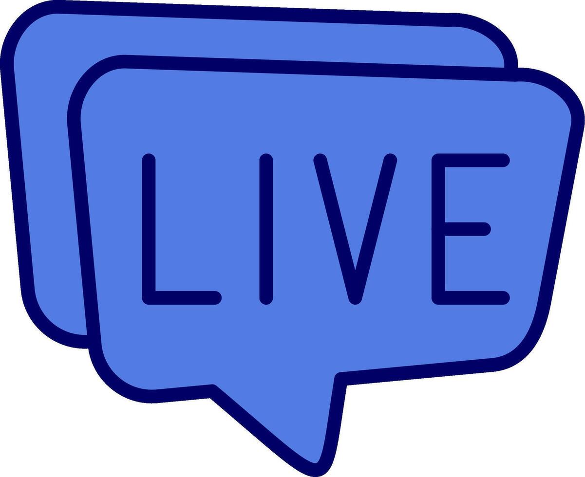 Live-Chat-Vektorsymbol vektor