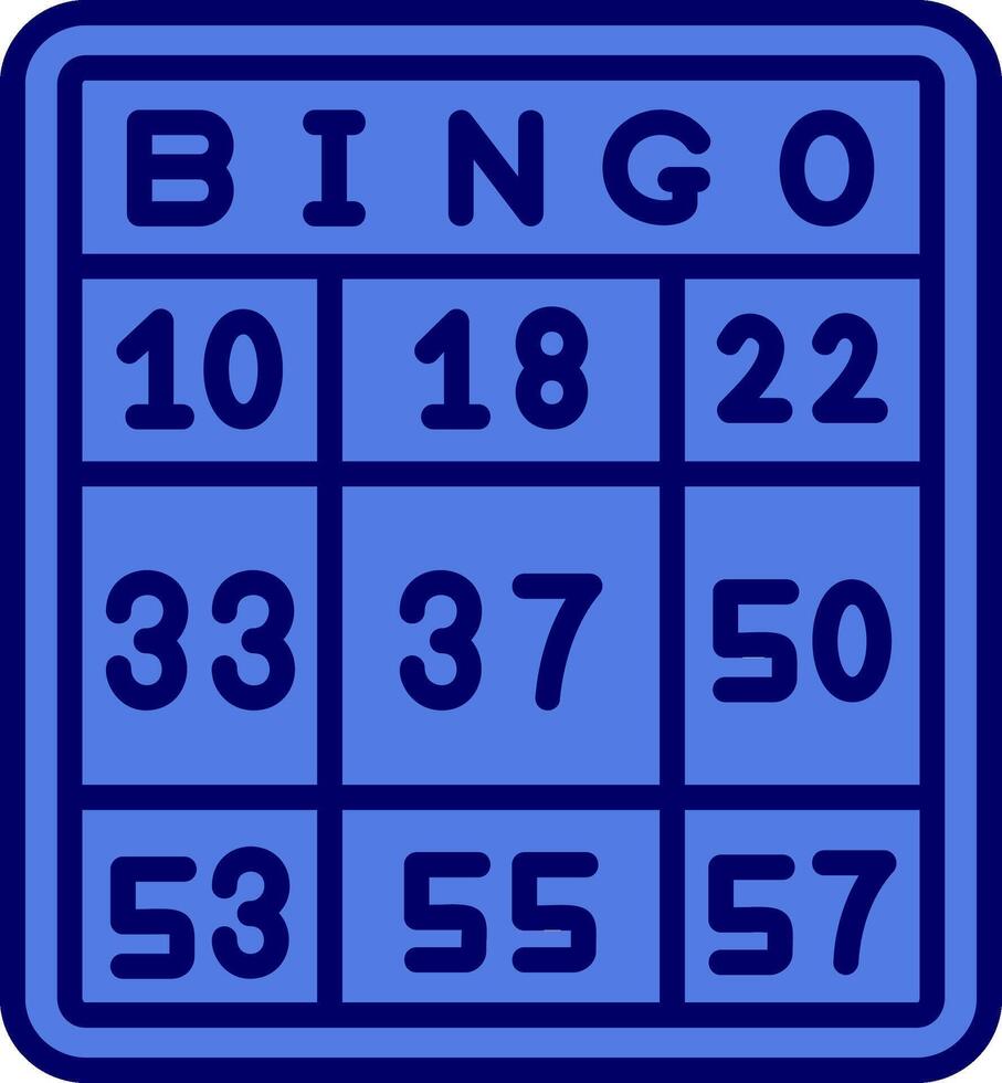 bingo vektor ikon