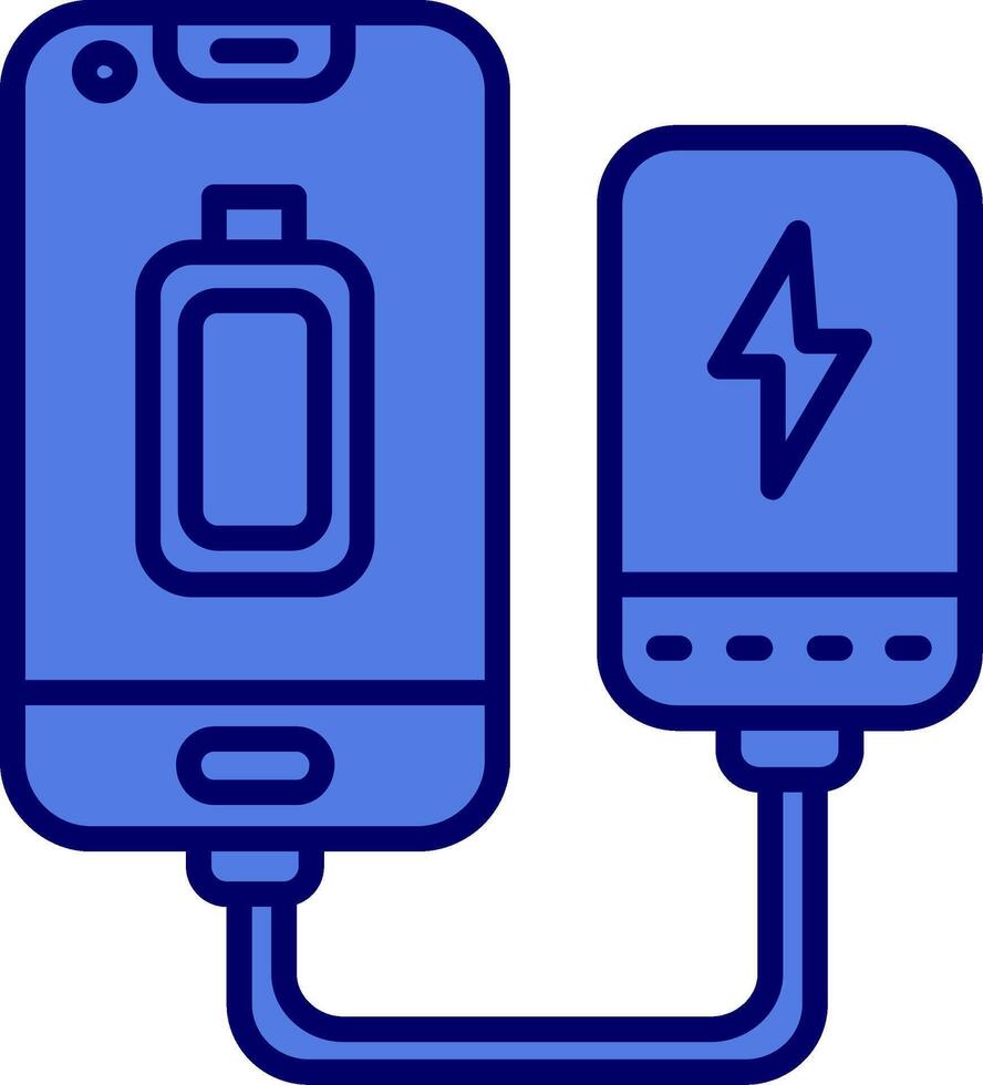 tragbar Batterie Vektor Symbol