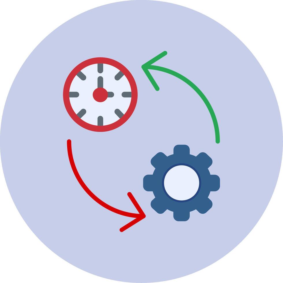 Produktivitätsvektorsymbol vektor