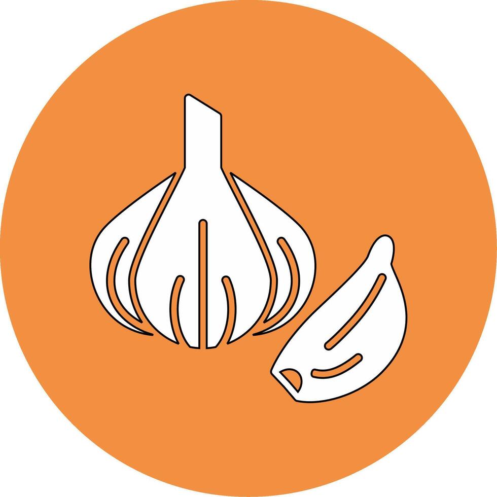 Knoblauch-Vektor-Symbol vektor