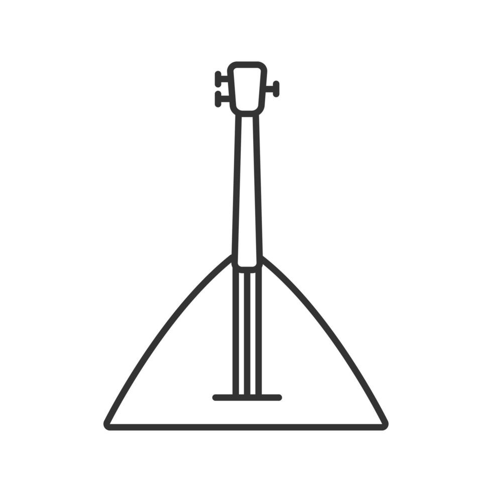 Balalaika lineares Symbol vektor