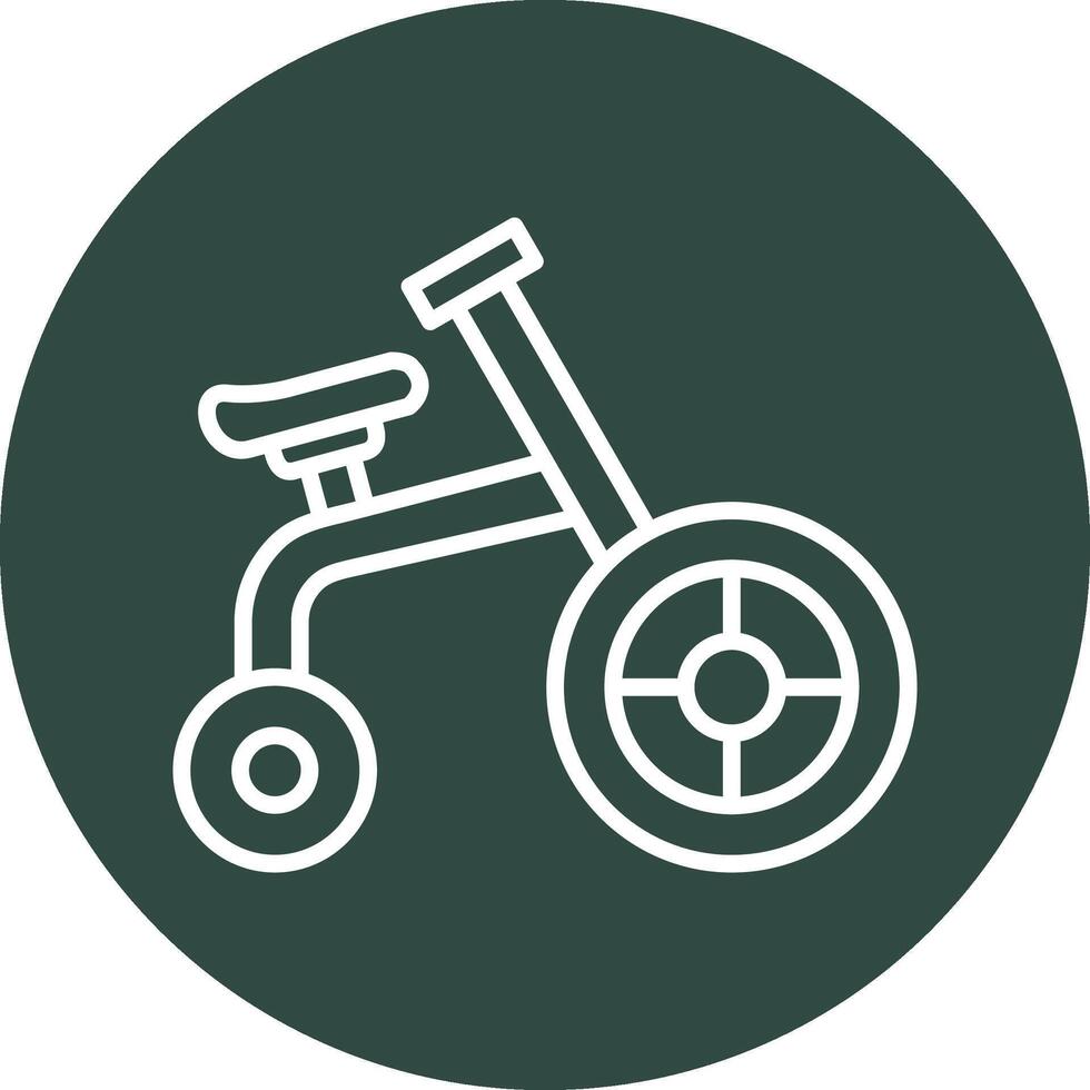 akrobatisch Fahrrad Vektor Symbol