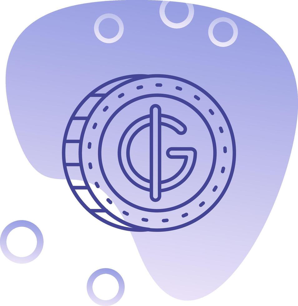 guarani Gradient Blase Symbol vektor