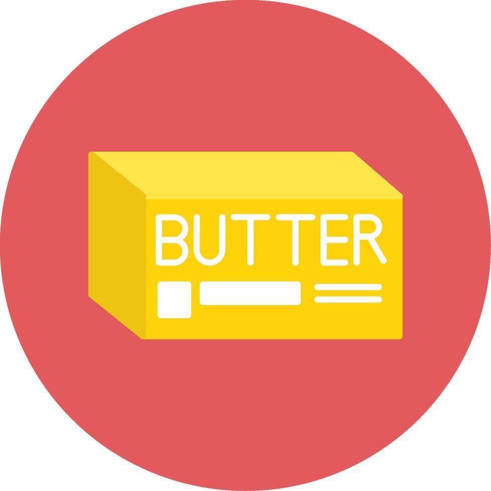 Butter eben Kreis Symbol vektor