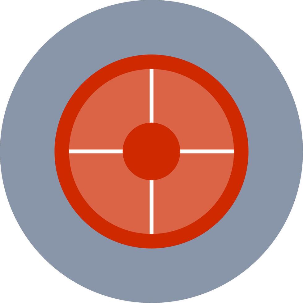 Gewicht Platten eben Kreis Symbol vektor
