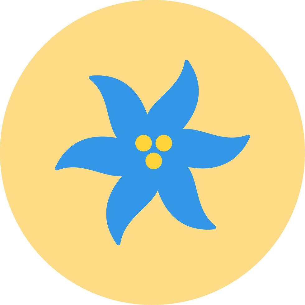 Glockenblume eben Kreis Symbol vektor