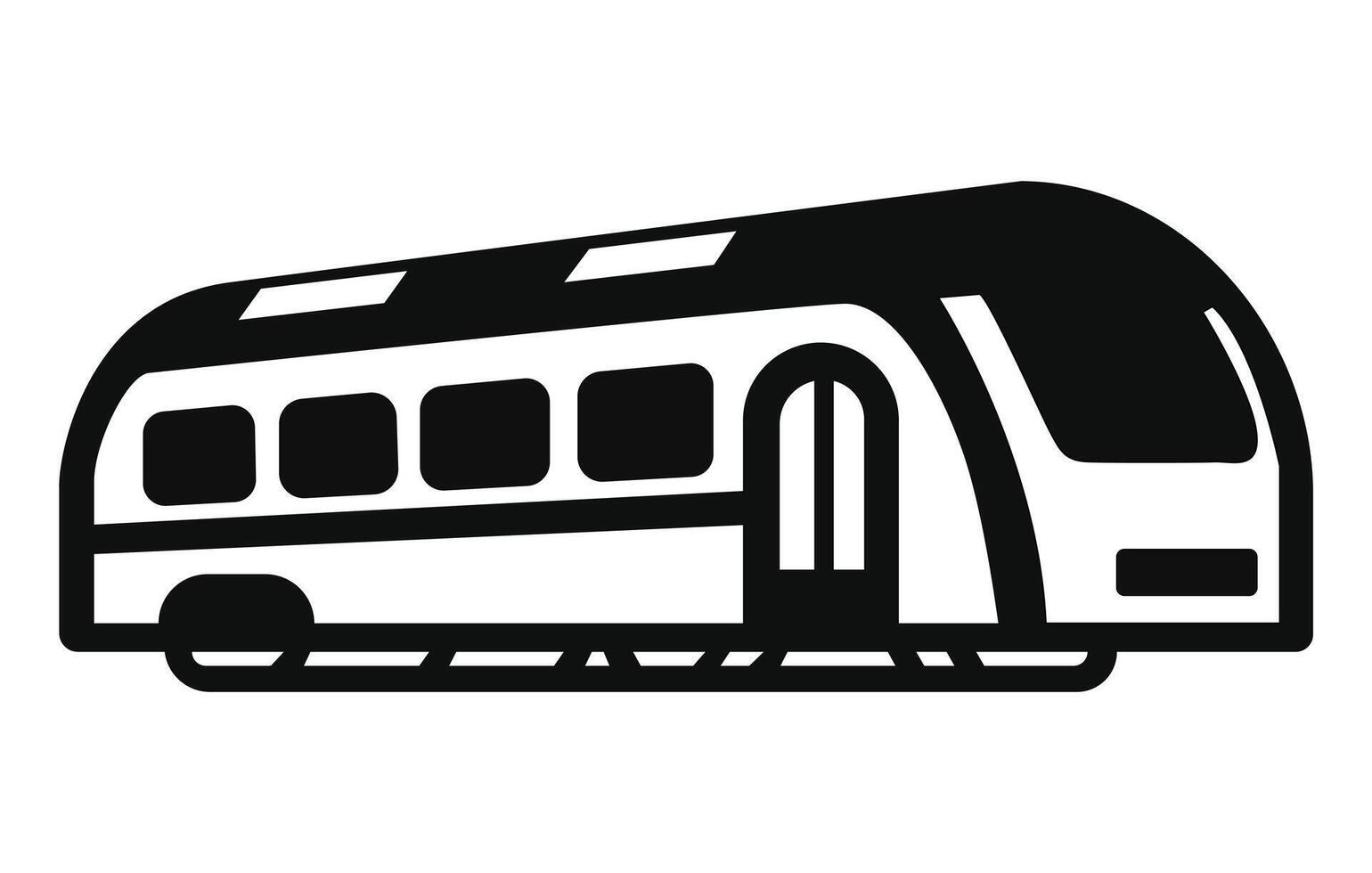 Häftigt modern platt design offentlig transport. stad buss, ta offentlig transport begrepp ikon. vektor