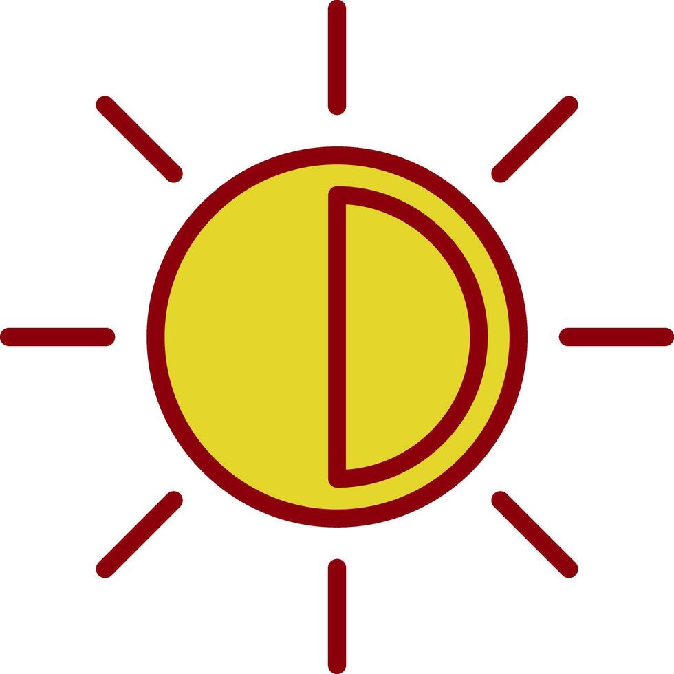 Sonne-Vektor-Icon-Design vektor