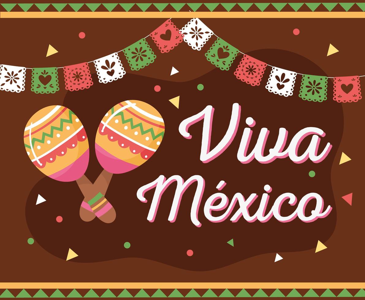 Viva Mexiko Feier vektor