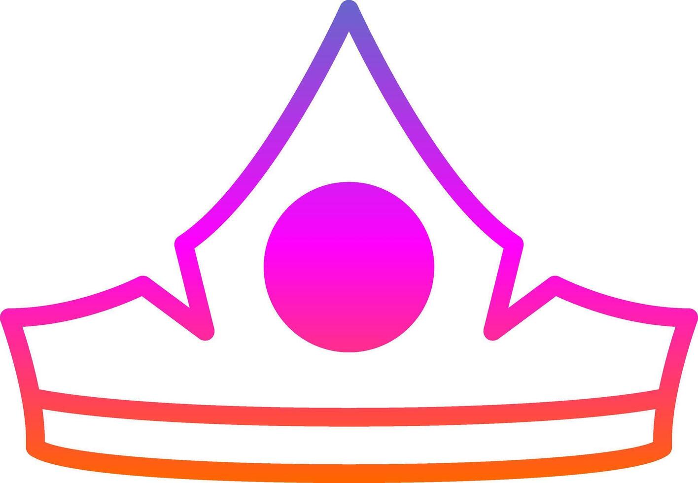 Aurora Krone Vektor Symbol Design