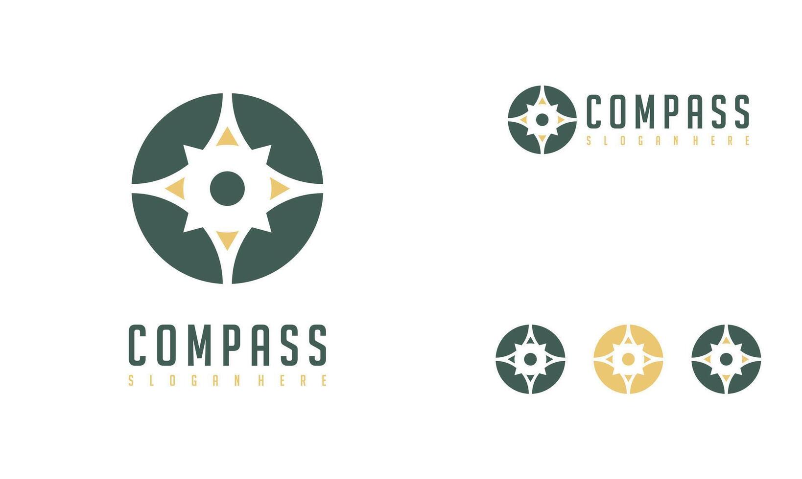 kompass logotyp vektor modern navigering symbol. kompass illustration ikon enkel design.