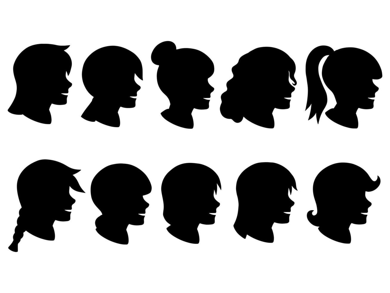 Benutzerbild Profil Bild Silhouette Illustration vektor