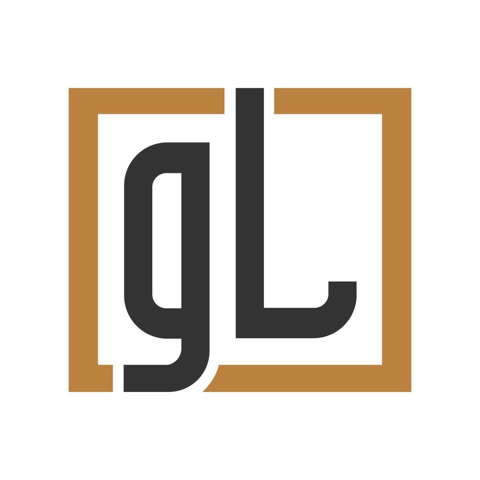 Gl, lg, G und l abstrakt Initiale Monogramm Brief Alphabet Logo Design vektor