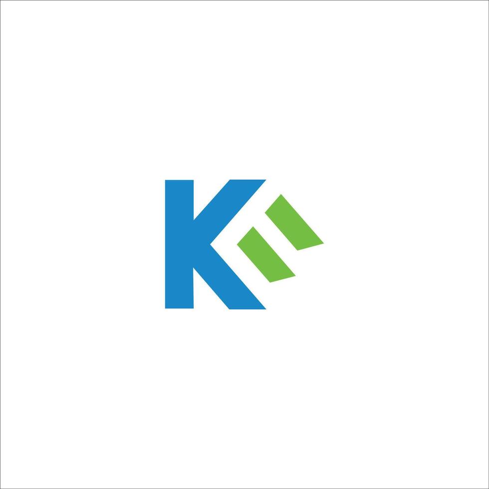 Initiale Brief km Logo oder mk Logo Vektor Design Vorlage