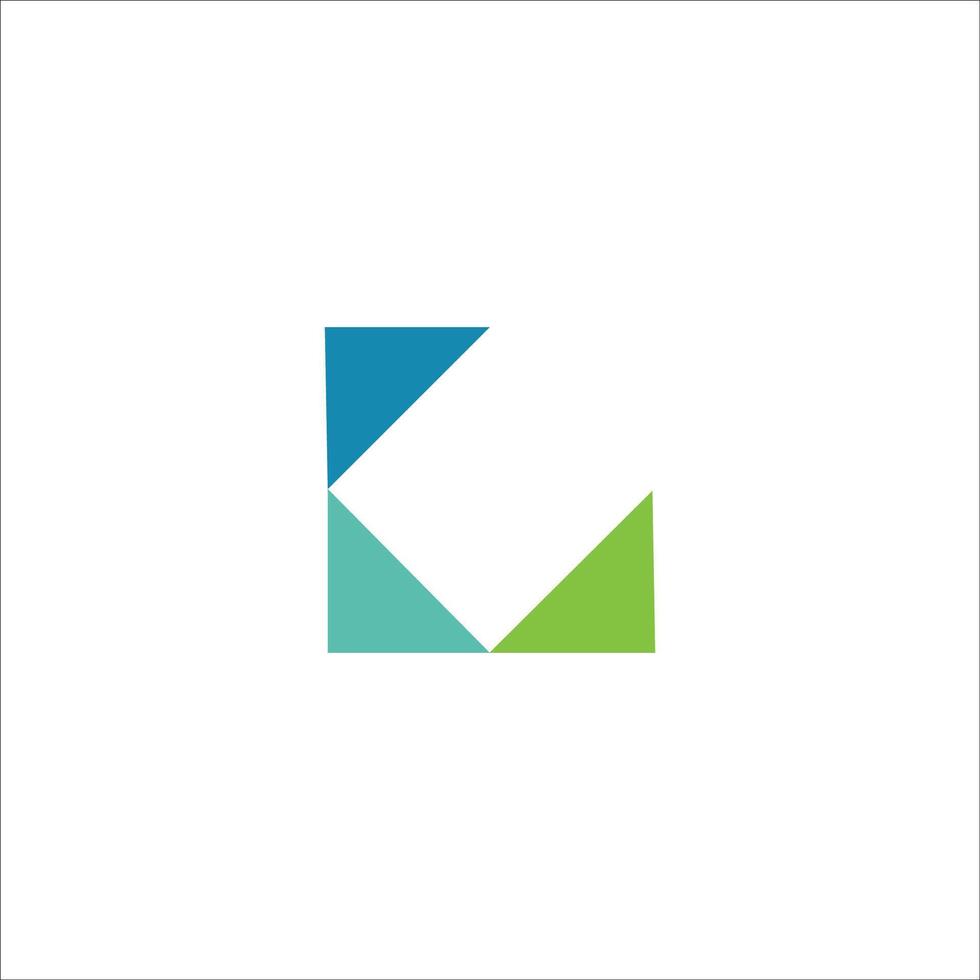första brev km logotyp eller mk logotyp vektor design mall