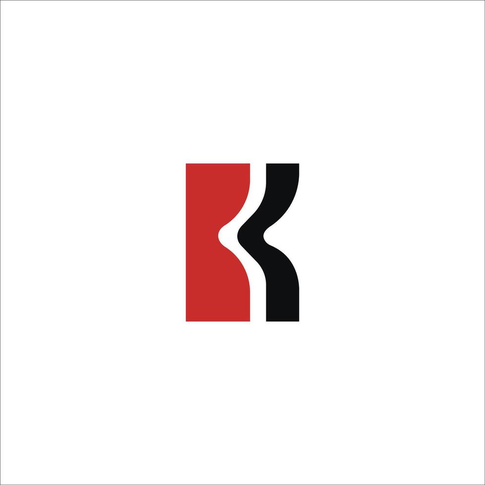 Initiale Brief km Logo oder mk Logo Vektor Design Vorlage