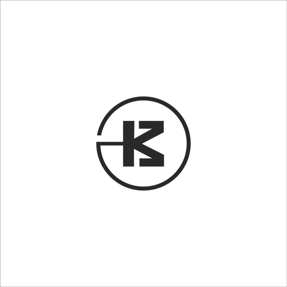 Initiale Brief km Logo oder mk Logo Vektor Design Vorlage