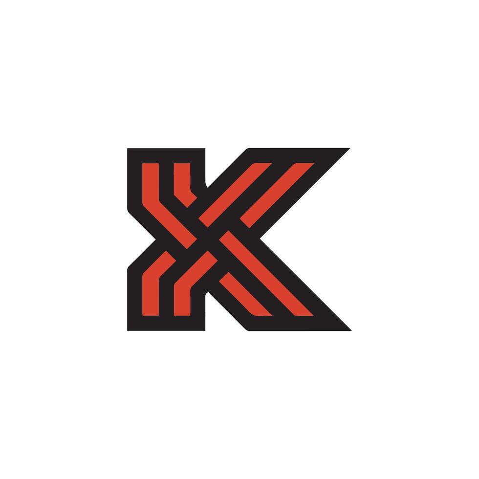 Initiale Brief k Logo Vektor Design Vorlage