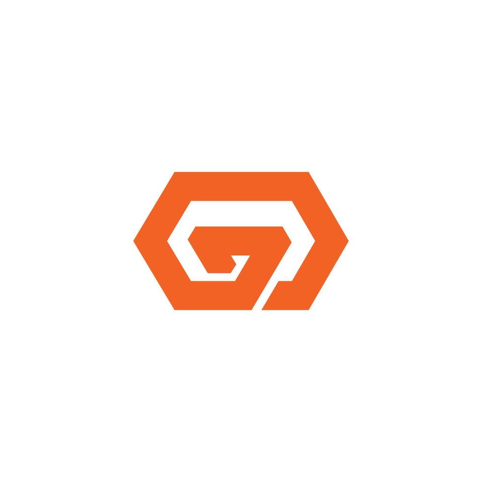 Initiale Brief G Logo Vektor Design.