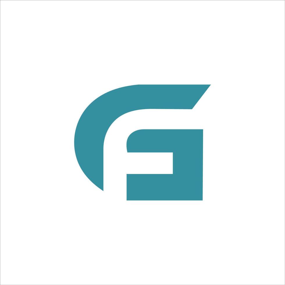 Initiale Brief fg Logo oder Freundin Logo Vektor Design Vorlage